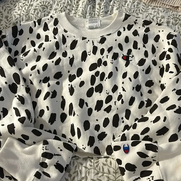 Champion cow print hoodie - Main Image